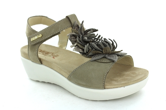 Enval soft sandales nu pieds 3287633 taupe1285101_1