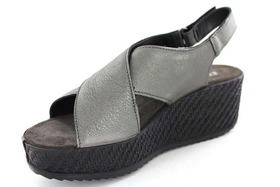 Enval soft sandales nu pieds 3291533 gris1285401_2