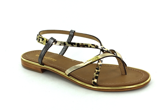 Les tropeziennes sandales nu pieds monaco or1286403_1