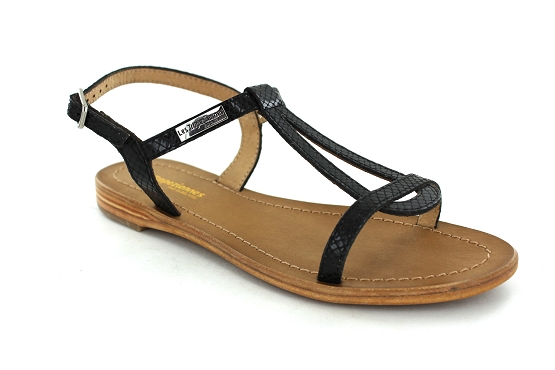 Les tropeziennes sandales nu pieds hamat noir1286501_1