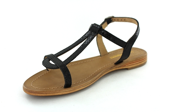 Les tropeziennes sandales nu pieds hamat noir1286501_2