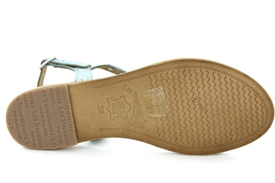 Les tropeziennes sandales nu pieds hamat bleu1286505_4