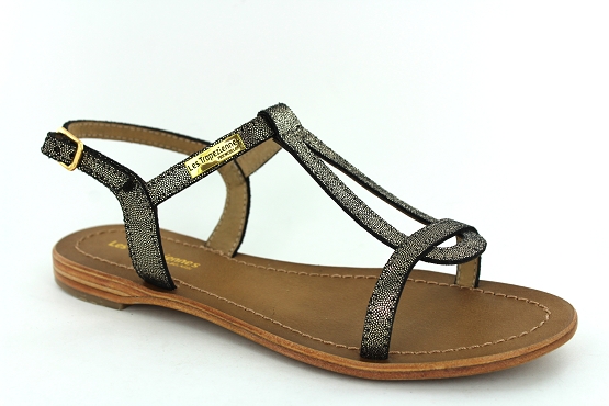 Les tropeziennes sandales nu pieds hamat noir irise1286506_1