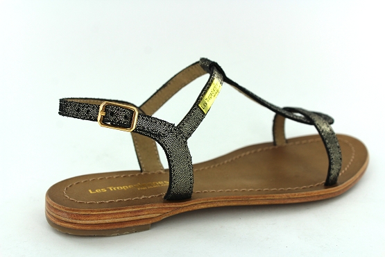 Les tropeziennes sandales nu pieds hamat noir irise1286506_3