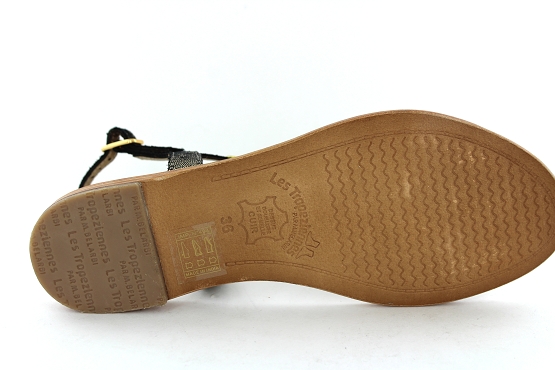 Les tropeziennes sandales nu pieds hamat noir irise1286506_4