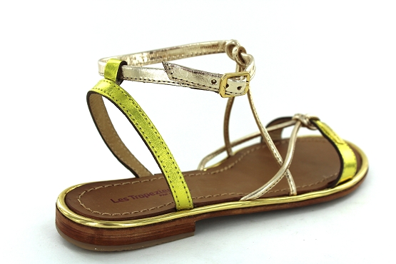 Les tropeziennes sandales nu pieds hirondel jaune1287104_3