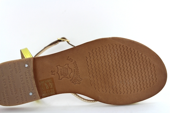 Les tropeziennes sandales nu pieds hirondel jaune1287104_4