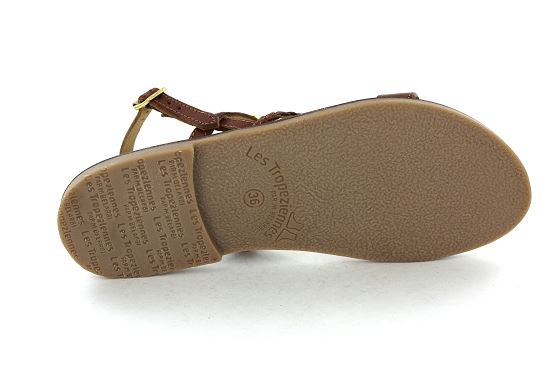 Les tropeziennes sandales nu pieds batresse camel1287502_4