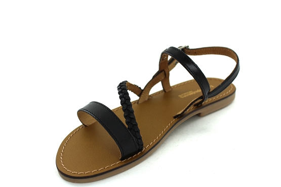 Les tropeziennes sandales nu pieds batresse noir1287503_2
