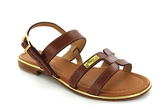 Les tropeziennes sandales nu pieds helina camel1287902_1