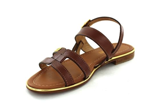 Les tropeziennes sandales nu pieds helina camel1287902_2