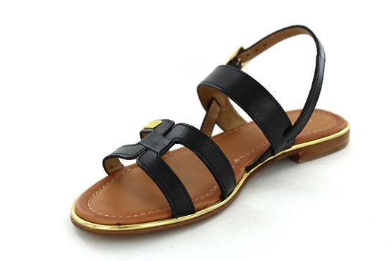 Les tropeziennes sandales nu pieds helina noir1287903_2