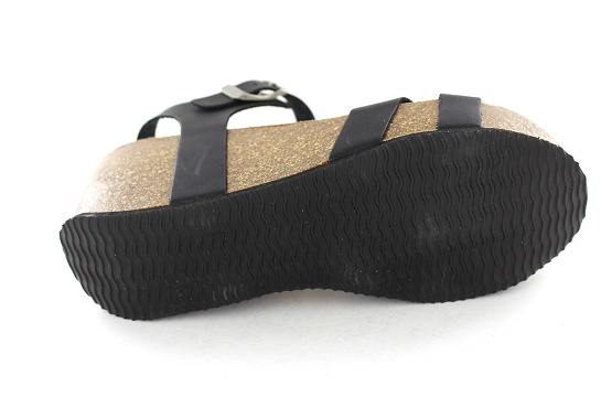 Kdaques sandales nu pieds castel noir1301601_4