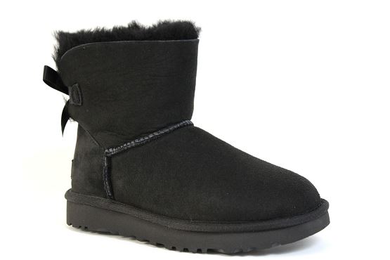 Ugg boots bottine mini bailey bow noir1305301_1