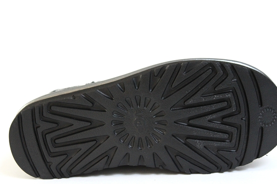 Ugg boots bottine rubber logo metal noir1305801_4