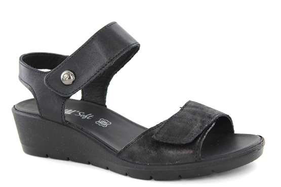 Enval soft sandales nu pieds 5280600 noir1316201_1