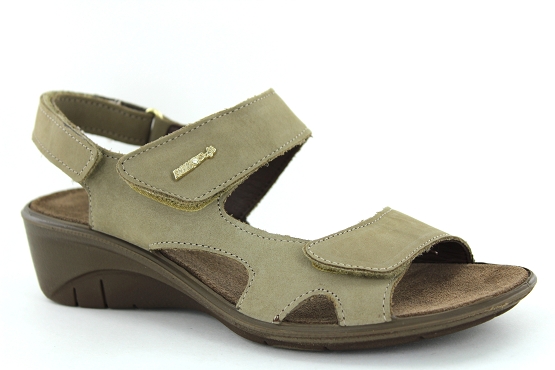 Enval soft sandales nu pieds 5288633 taupe1316601_1