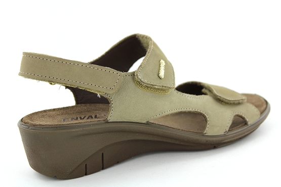 Enval soft sandales nu pieds 5288633 taupe1316601_3