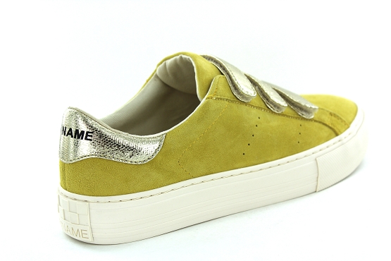 No name baskets sneakers arcade straps suede jaune1317301_3