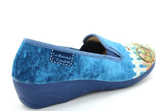 La maison de l espadrille pantoufles 2067 bleu1320501_3