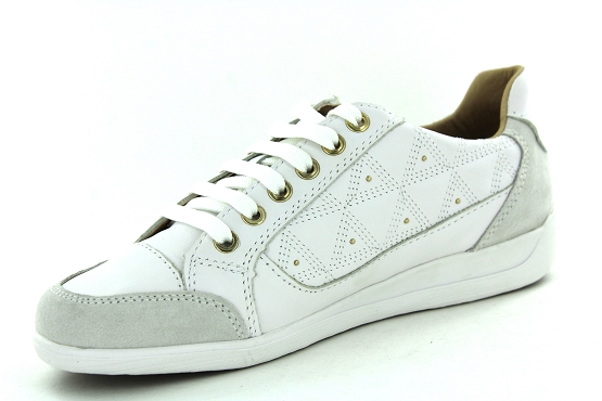 Geox baskets sneakers d0268c blanc1323201_2