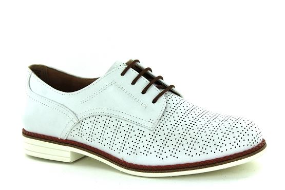 Tamaris derbies lacets 23200 blanc1325801_1