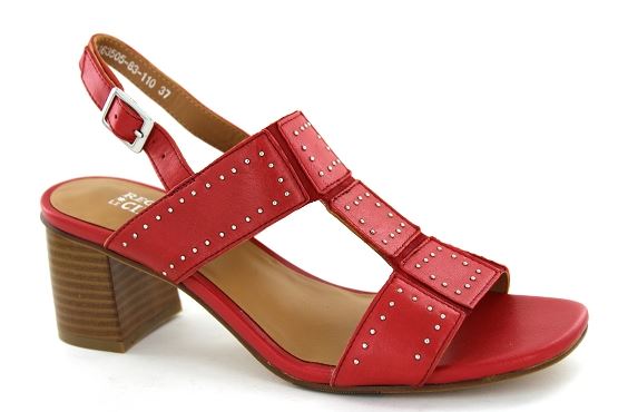 Regarde le ciel sandales nu pieds arlet 04 rouge1330202_1