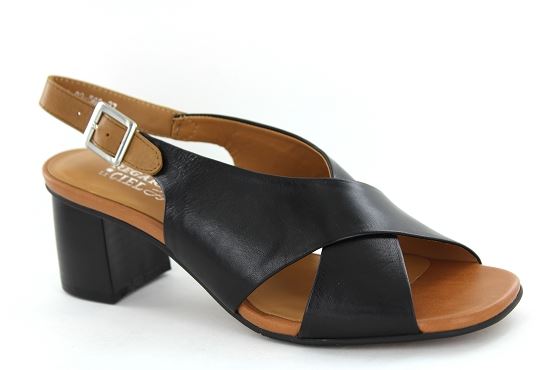 Regarde le ciel sandales nu pieds arlet 01 noir1330301_1