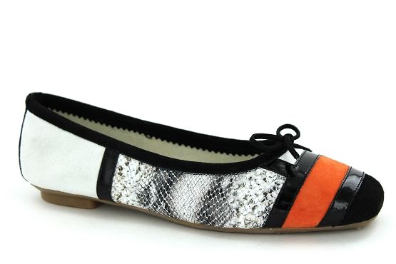 Reqins ballerines hondriane orange1337402_1