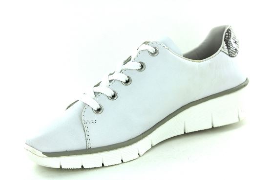 Rieker baskets sneakers 53701.80 blanc1346101_2