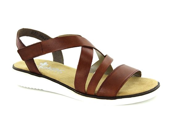 Rieker sandales nu pieds 63663.24 camel1346301_1