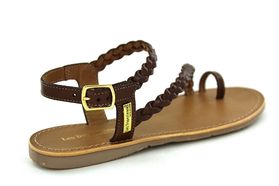 Les tropeziennes sandales nu pieds hidea camel1354402_3