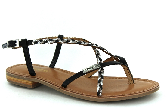 Les tropeziennes sandales nu pieds monatres noir1354802_1