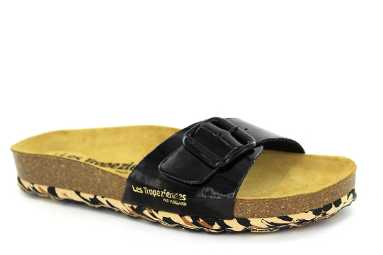 Les tropeziennes sandales nu pieds pauline noir1355001_1