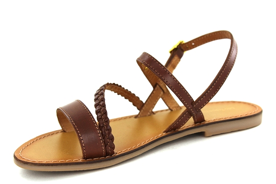Les tropeziennes sandales nu pieds batresse camel1355504_2