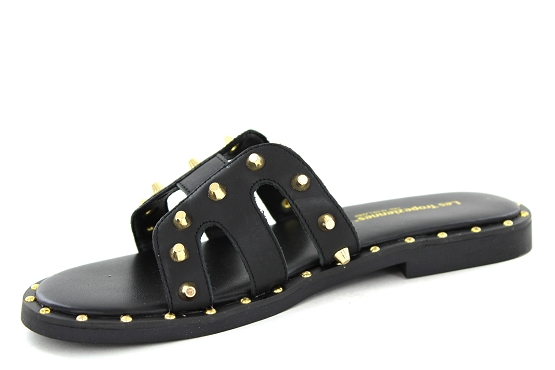 Les tropeziennes sandales nu pieds ciprina noir1355801_2