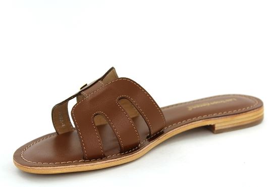 Les tropeziennes sandales nu pieds damia camel1356003_2