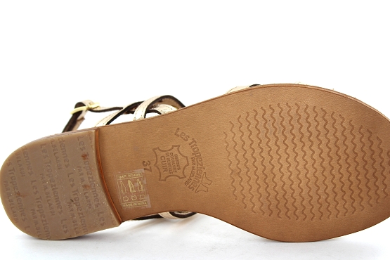 Les tropeziennes sandales nu pieds hackle or1356201_4