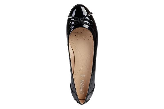 Geox ballerines d02y7b vernis noir1357601_5