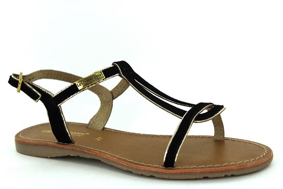 Les tropeziennes sandales nu pieds habuc noir1361501_1