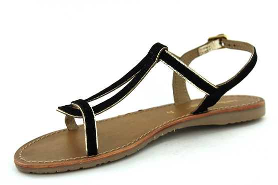 Les tropeziennes sandales nu pieds habuc noir1361501_2