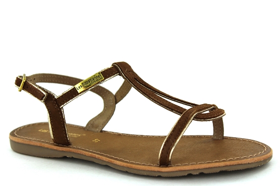 Les tropeziennes sandales nu pieds habuc camel1361502_1