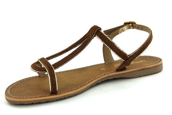 Les tropeziennes sandales nu pieds habuc camel1361502_2