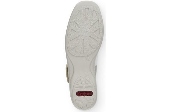 Rieker ballerines 41368.80 cuir blanc1367501_6