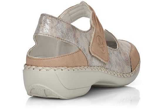 Rieker ballerines 41379.62 cuir beige1367701_4