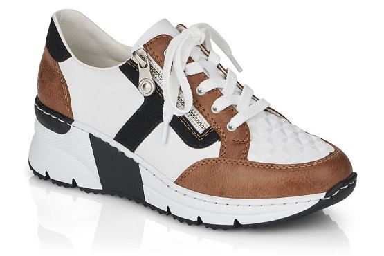 Rieker baskets sneakers n6303.64 cuir multi1369201_1