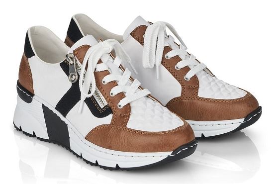 Rieker baskets sneakers n6303.64 cuir multi1369201_5