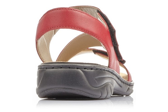 Rieker sandales nu pieds 64573.33 cuir rouge1370901_4
