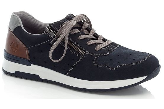 Rieker baskets sneakers 16105.14 cuir marine1372101_1
