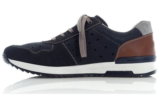 Rieker baskets sneakers 16105.14 cuir marine1372101_2